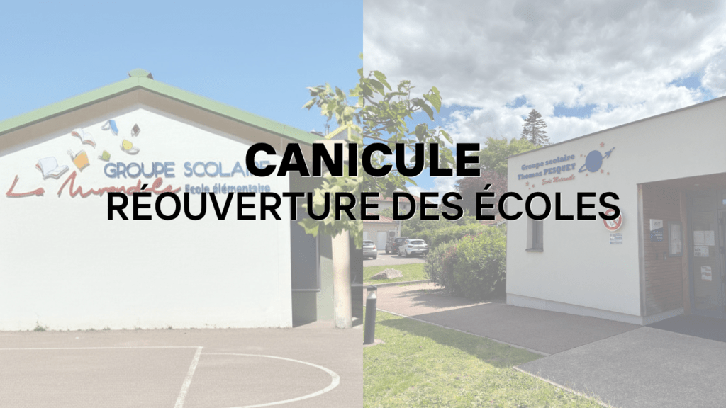 réouverture écoles